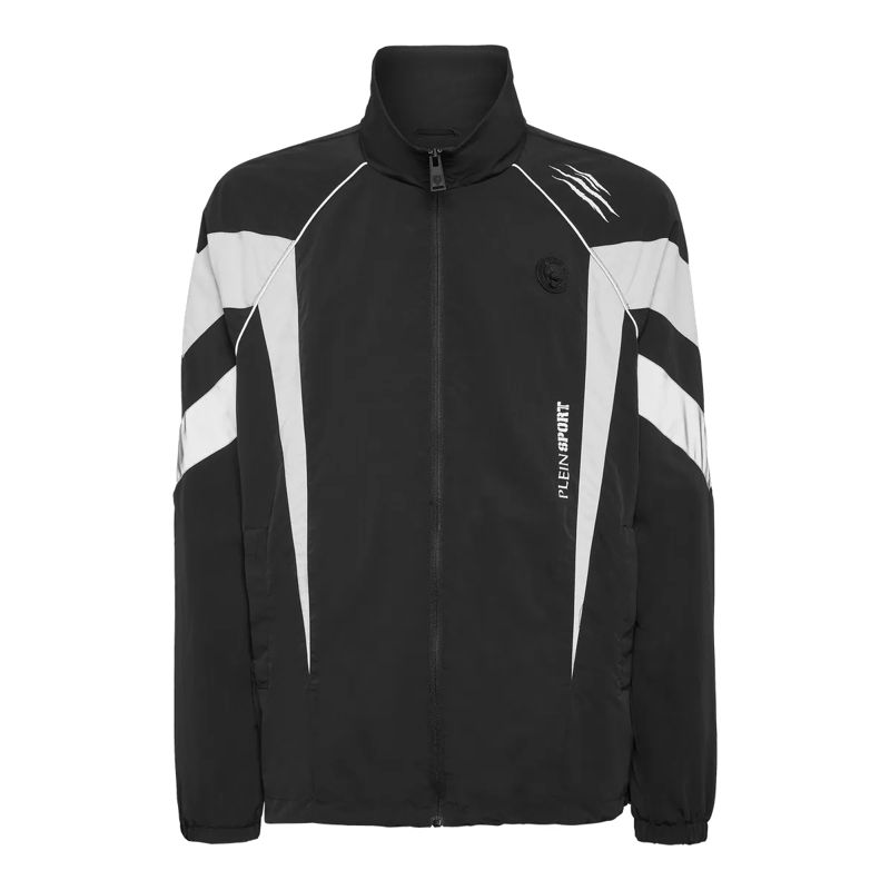 Plein Sport Daunenjacke Sweatjacke Scratch schwarz