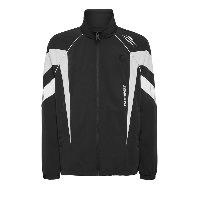 Plein Sport Daunenjacke Sweatjacke Scratch schwarz