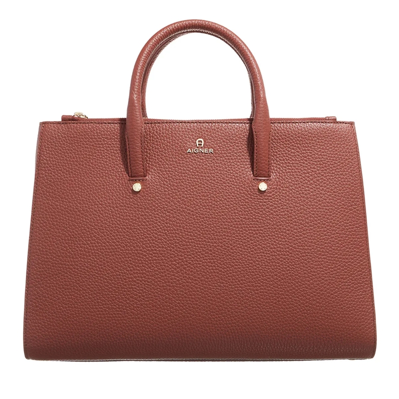 AIGNER Tote Ivy Dark Cognac