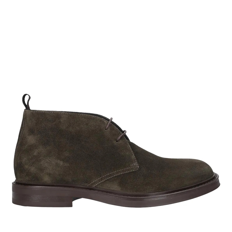 Heinrich Dinkelacker Schnürstiefel George Boots Florenz Plain V dunkel-grün