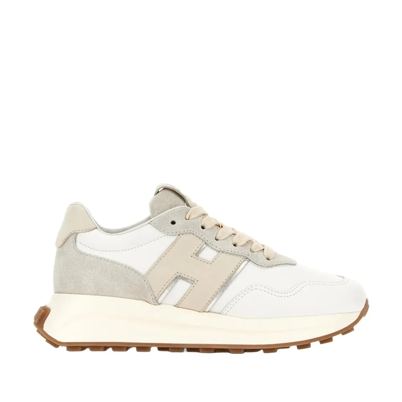 Hogan Lage-top sneaker H641 H Patch Sneakers With Versatile Design White