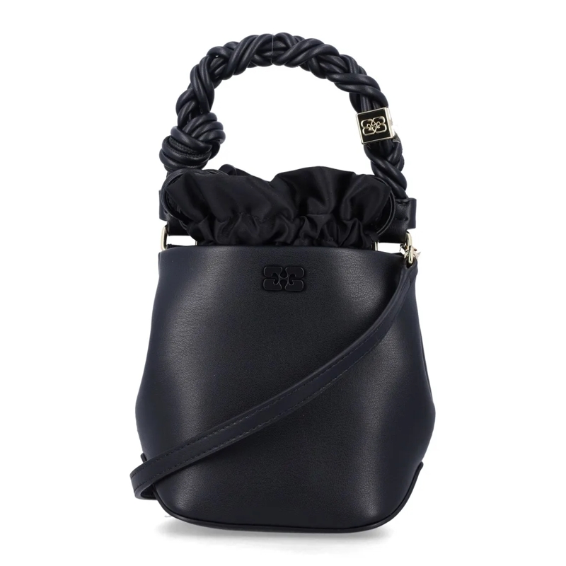 GANNI Sac reporter Black Mini Bou Bucket Bag Black