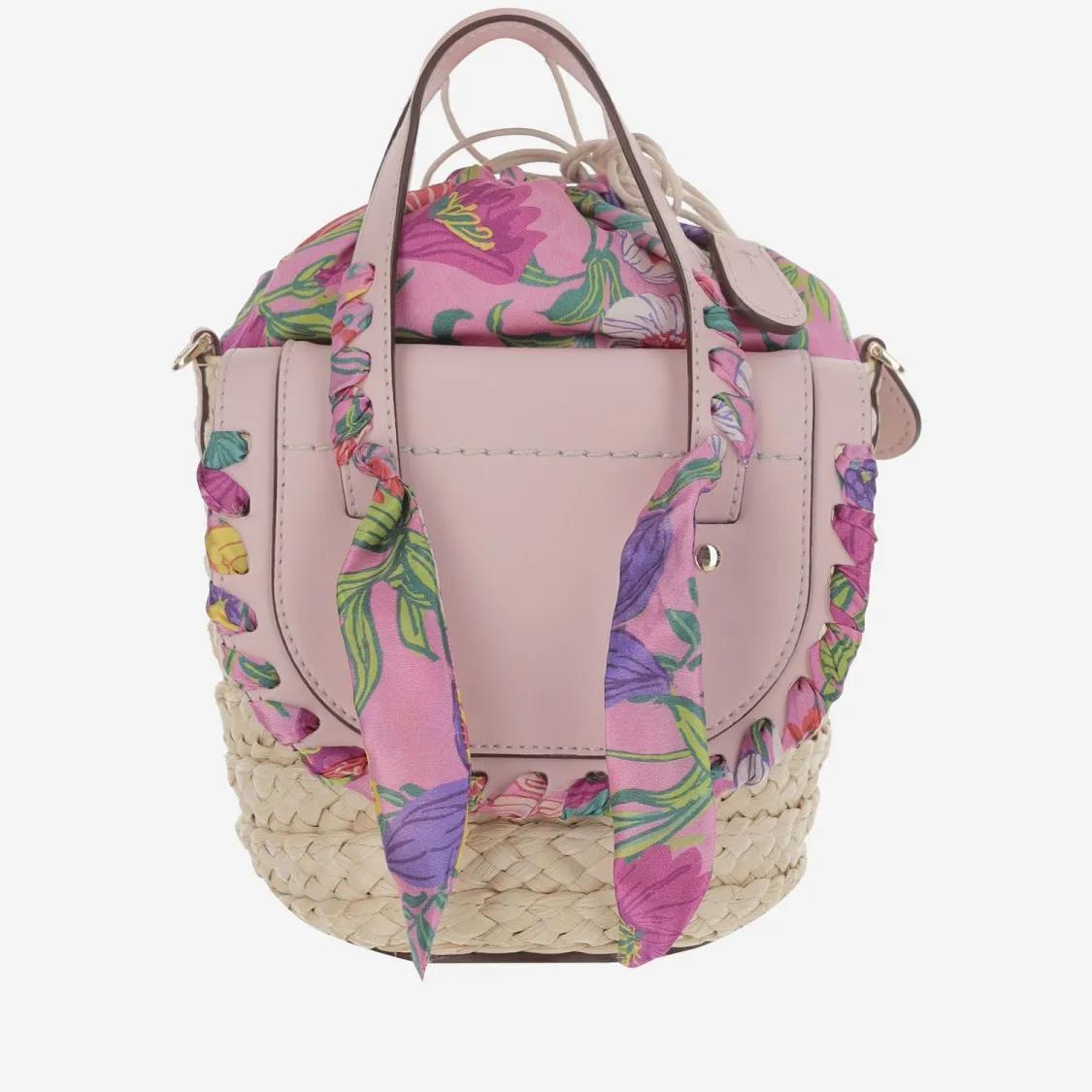Cuba Lab Hobo bags Silk Habanera Bag Flower Bomb Small in roze