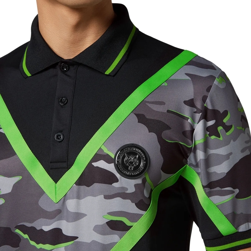 Plein Sport T-Shirt T-Shirt Camouflage schwarz(Image 5)