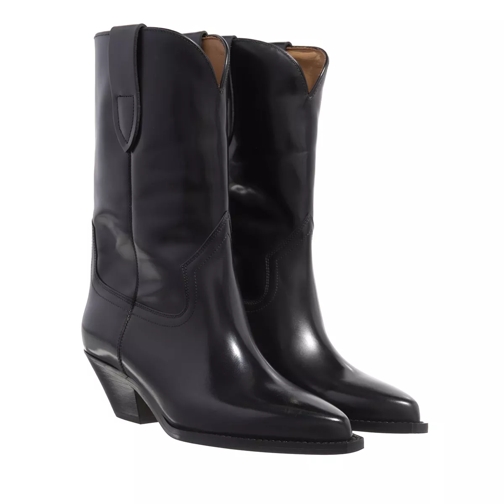 Isabel Marant Dahope Cowboy Boots Leather Black Stivale