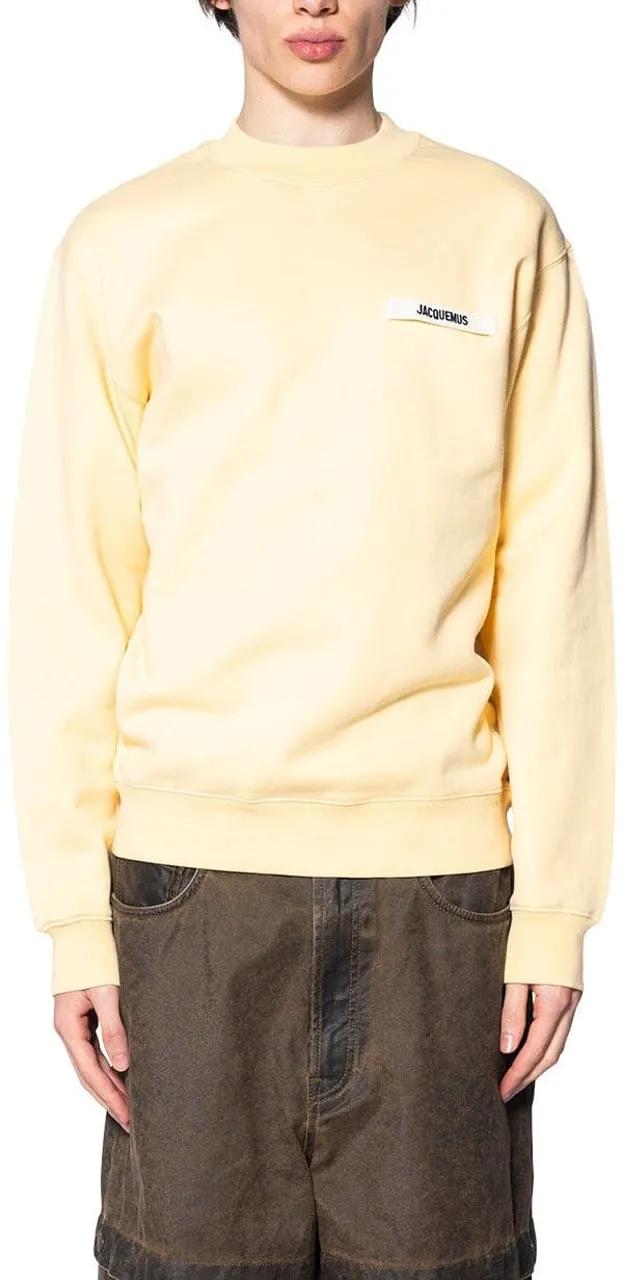 Thumbnail - Jacquemus - LE SWEATSHIRT GROS GRAIN LIGHT BEIGE 2 - Größe XL - beige