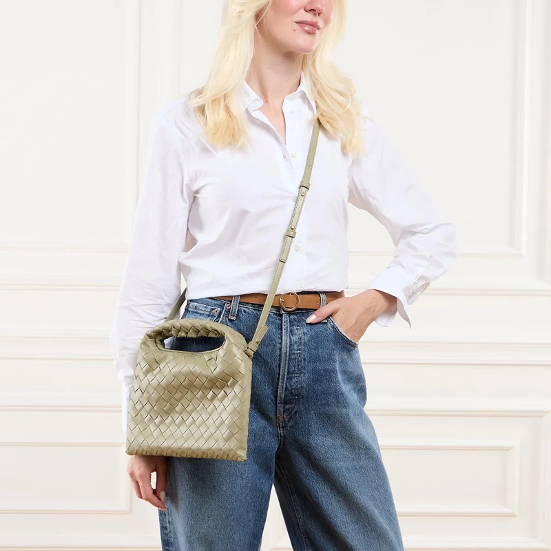 Bottega Veneta Crossbody Bag Mini Hop Sage Green(Image 2)