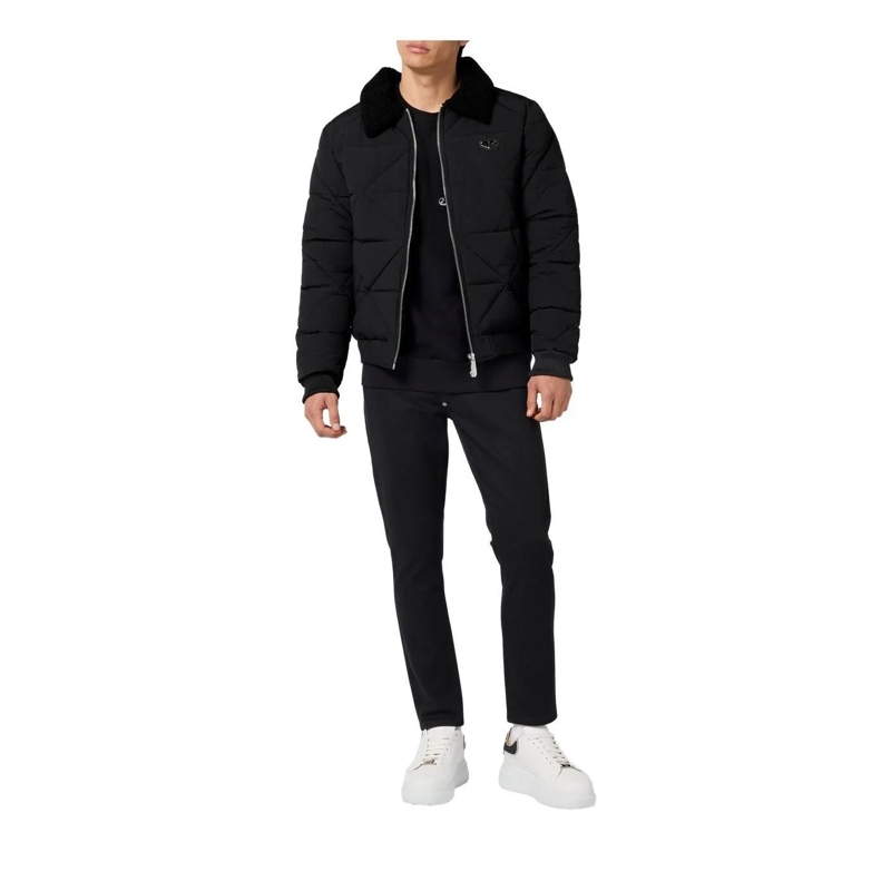 Philipp Plein Übergangsjacke Nylon Jacke schwarz(Image 2)