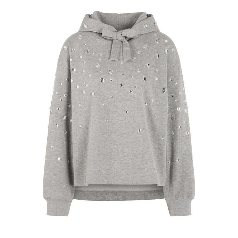 Marc Cain Sweatshirt Sweat-Shirt grey