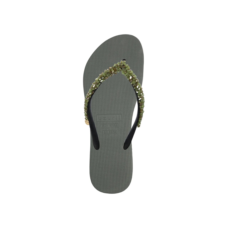 UZURII Flip Flops Zehentrenner Classic Aby Army Green dunkel-grün(Image 3)