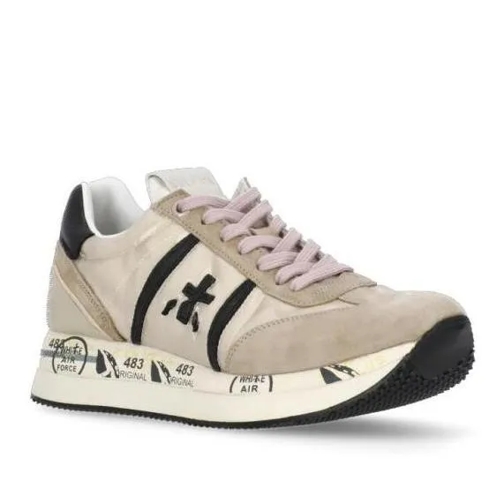 Premiata Conny 7116 Sneakers Neutrals lage-top sneaker