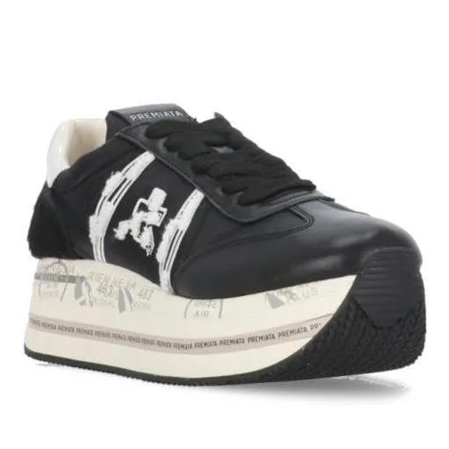 Premiata Beth 6953 Sneakers Black lage-top sneaker