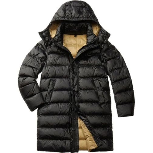 Blauer Donzen jassen Coats Black schwarz