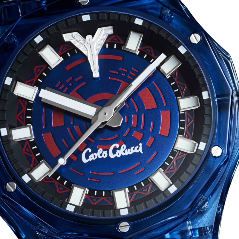 Carlo Colucci Automatikuhr Quarzuhr CC501-1 blau(Image 6)