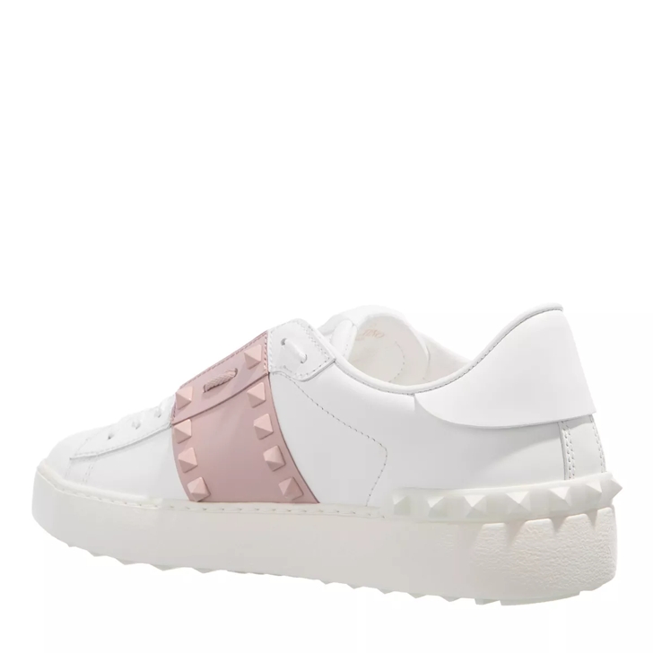 White and best sale pink valentino trainers