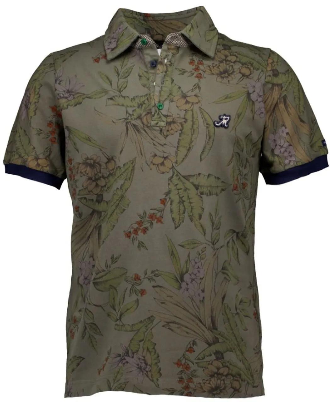 Thumbnail - Mason's - Masons Polos Donkergroen Pi15s87 - Größe S - green