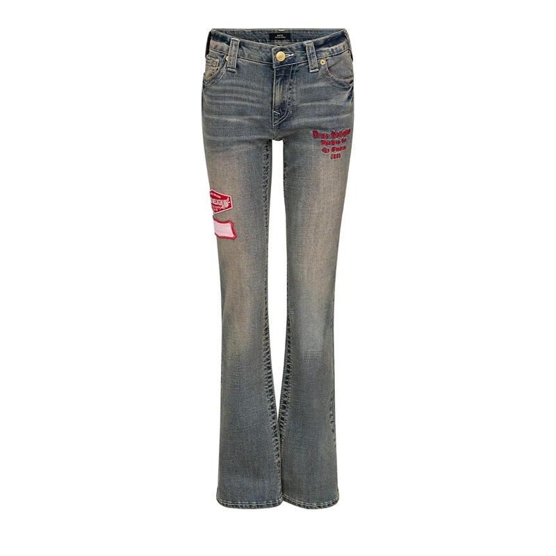 True Religion Jeans Jeans Becca PATCHES- Modell: Becca- Bootcut- M blau