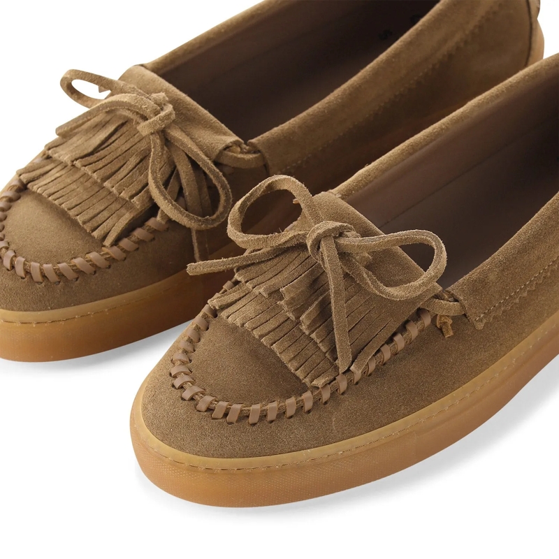 Copenhagen Schnürschuhe Mokassin CPH365 aus Veloursleder braun(Image 3)