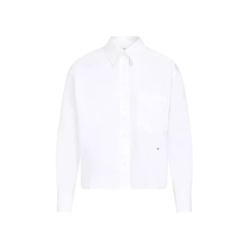 Victoria Beckham Cropped Shirt White 