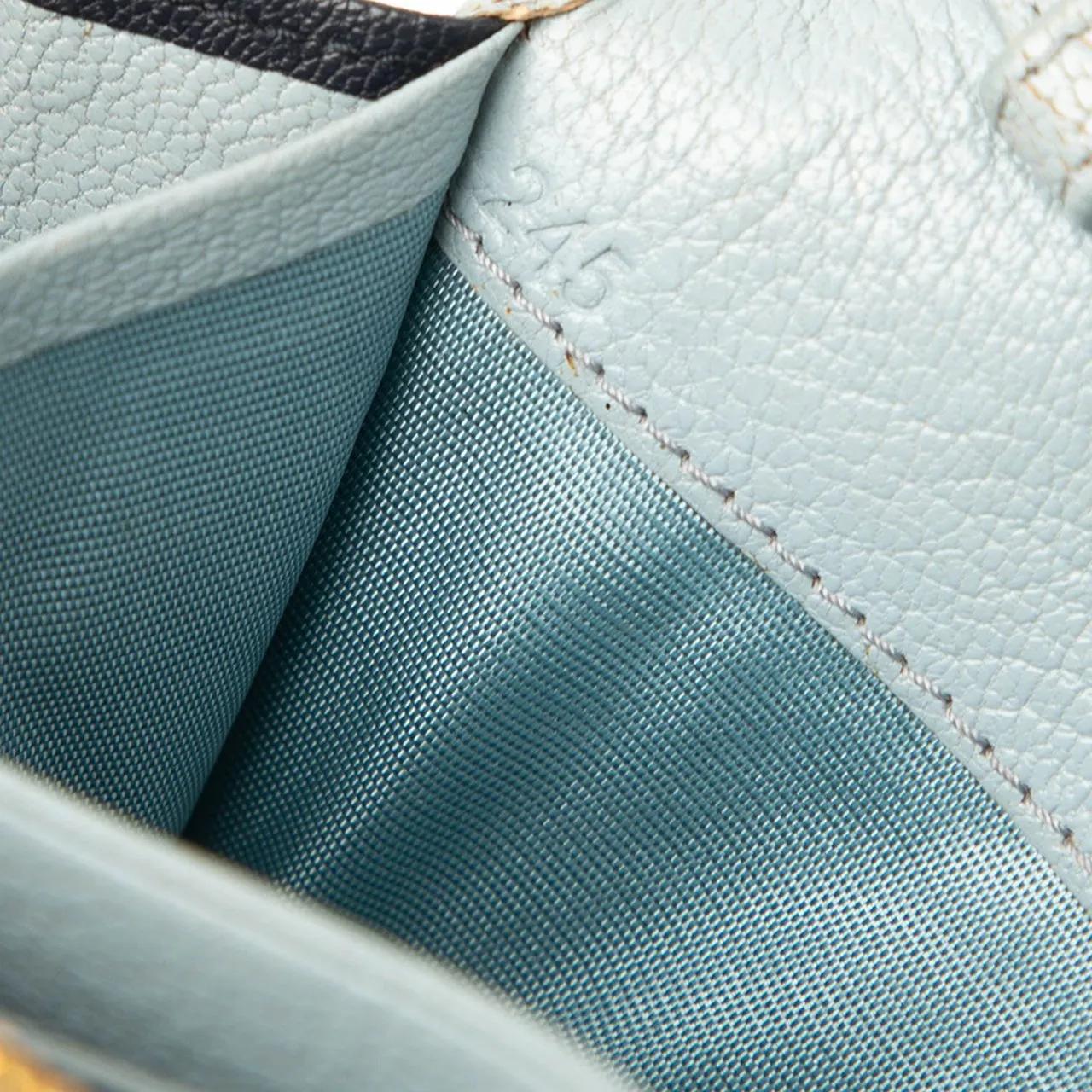 Thumbnail - Miu Miu Hobo Bags - Bicolor Goatskin Madras Wallet on Chain - Gr. unisize - in Blau - für Damen