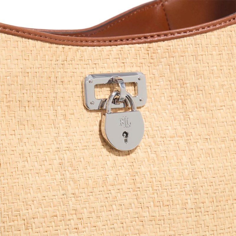 Lauren Ralph Lauren Hobo Bag Tanner Lg Sh Shoulder Bag Large Natural/Lauren Tan(Image 4)