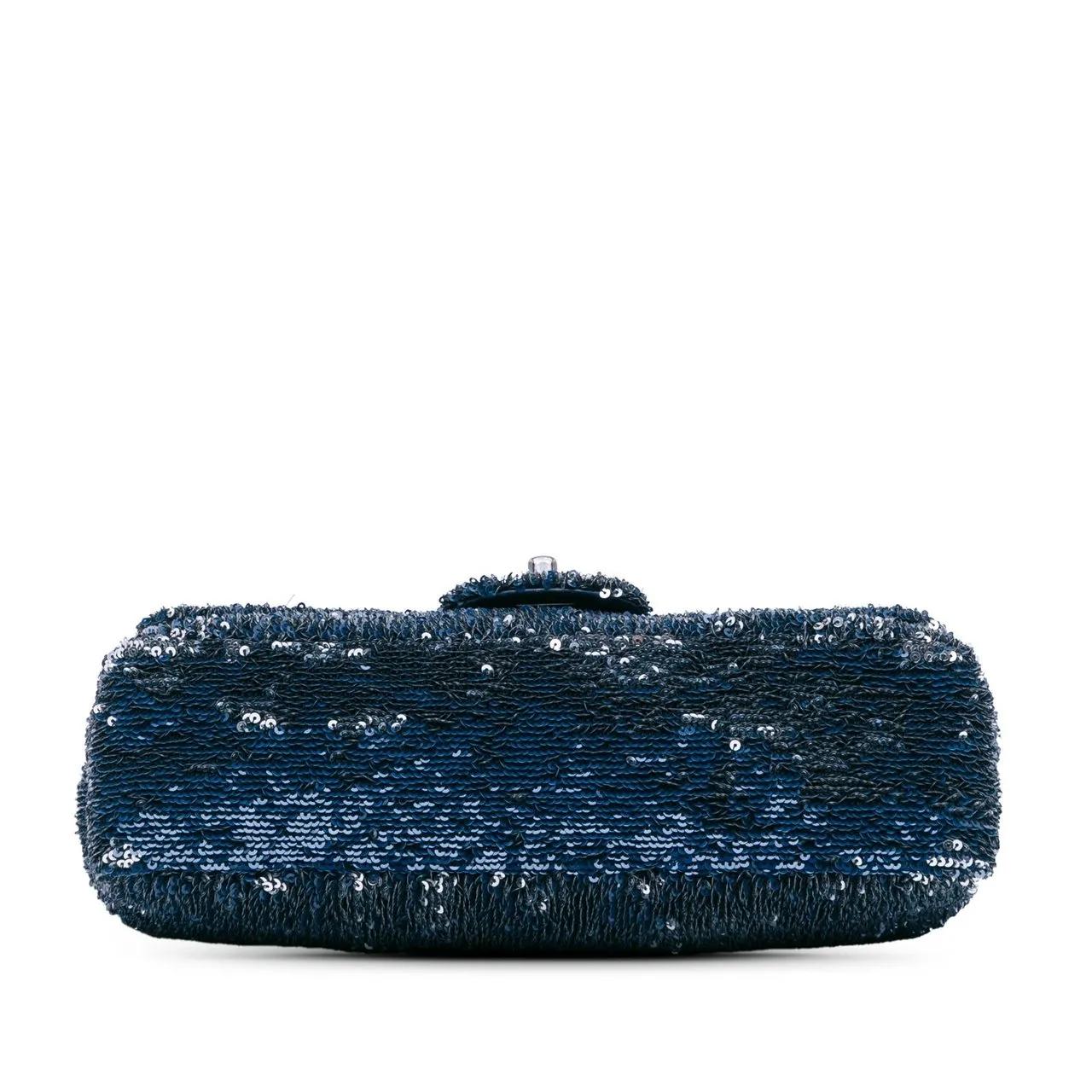 Thumbnail - Chanel Hobo Bags - 2016-2017 Paris Cuba Medium Sequin Coco Cuba Singl - Gr. unisize - in Blau - für Damen