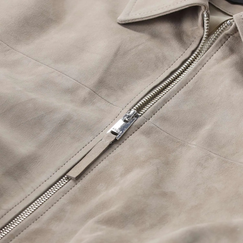 Arma Veste de transition Jacke Loua aus Veloursleder beige(Image 3)