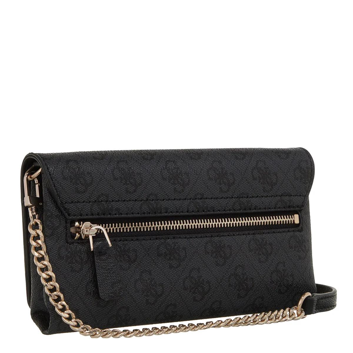 Guess Crossbody bags Noelle Xbody Flap Organizer in donkergrijs