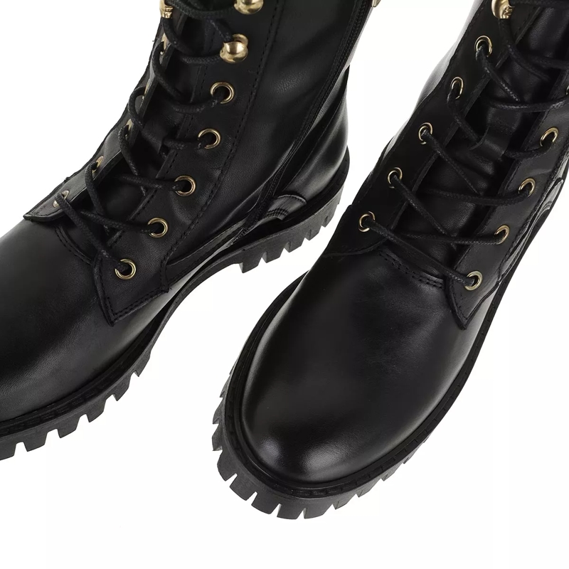 Tommy Hilfiger Stiefeletten TH Monogram Lace Up Boot Black(Image 2)