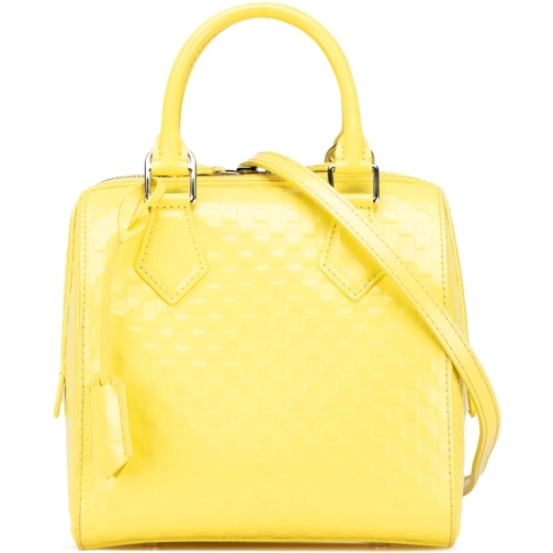 Louis Vuitton Tote 2012 Damier Facette Speedy Cube PM gelb