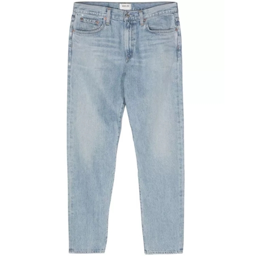 Agolde Curtis Straight-Leg Denim Jeans Blue 