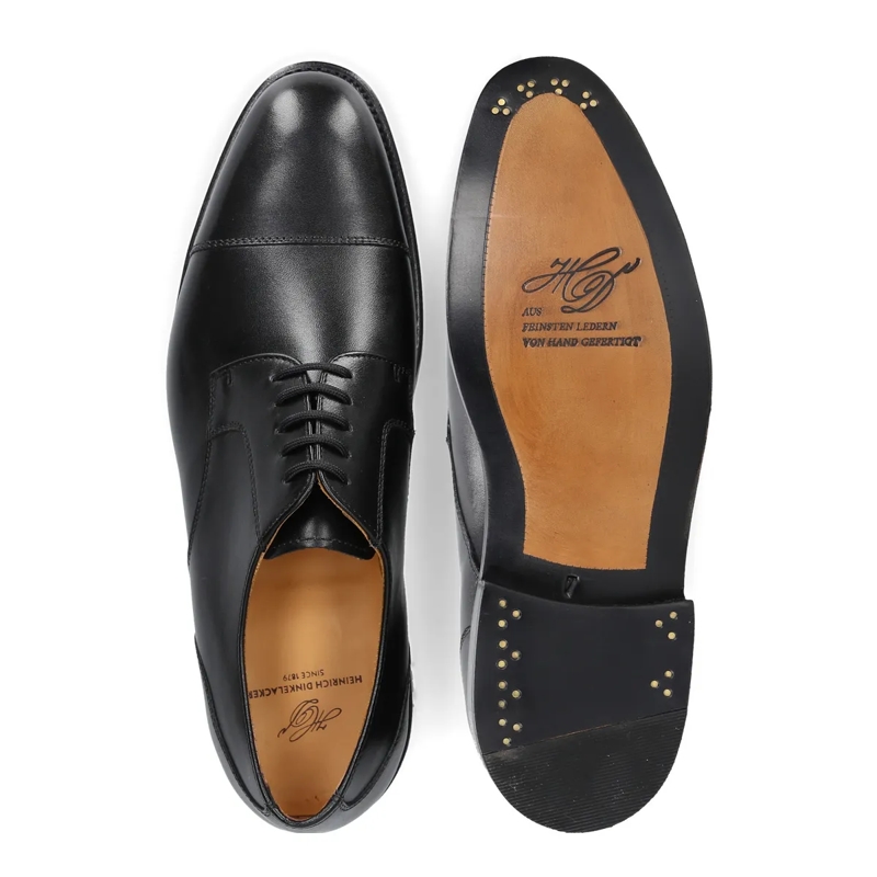 Heinrich Dinkelacker Schnürschuhe Schnürer Luzern Captoe BC schwarz(Image 7)