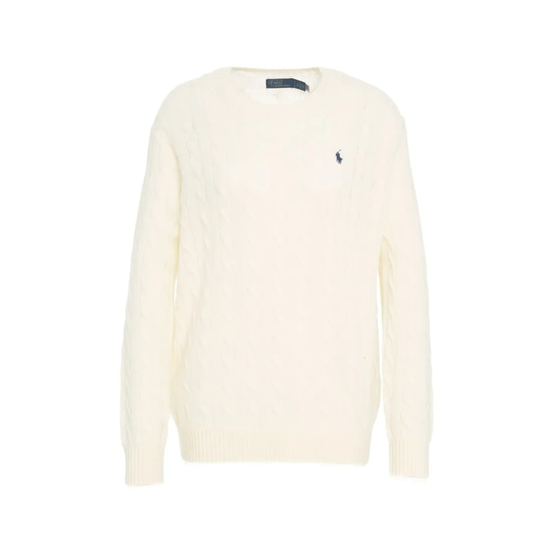 Polo Ralph Lauren Pullover Cable-Knit Sweater Neutrals
