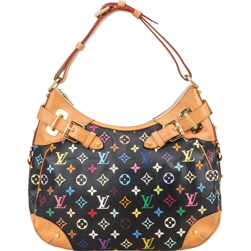 Louis Vuitton Tote Louis Vuitton Canvas Monogram Multicolor Greta Sho schwarz