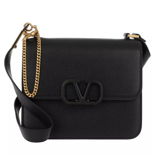 Valentino Garavani V Sling Crossbody Bag Leather Black Sac à bandoulière