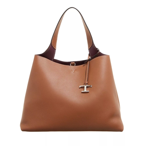 Tod's Timeless Tote Bag Leather Monks Robe/Bordeaux Tote