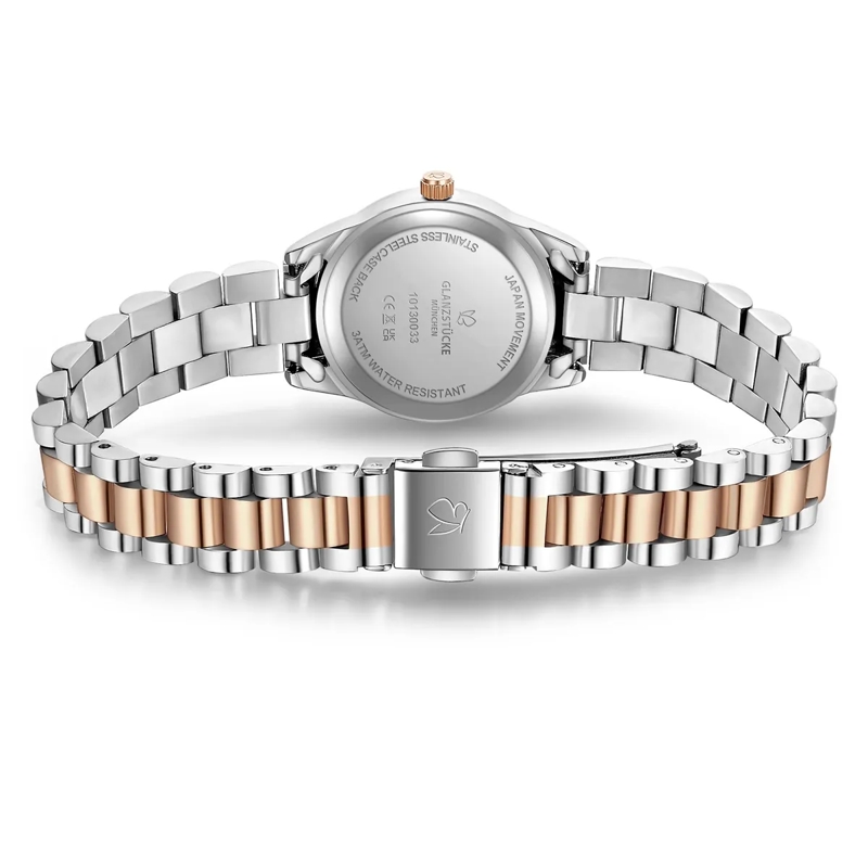 Glanzstücke München Automatikuhr Damen Armbanduhr Edelstahl silber(Image 5)