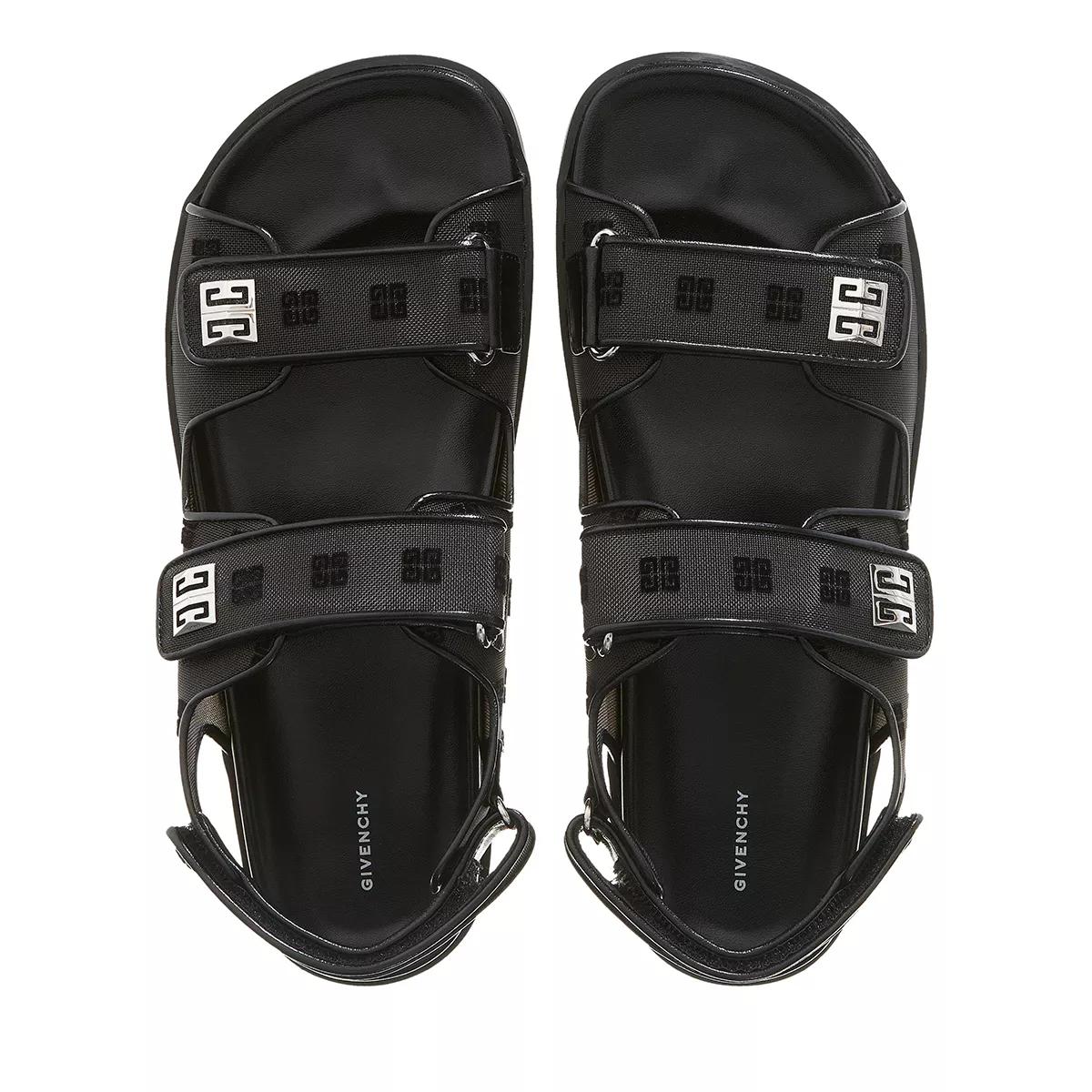 Black givenchy sandals hotsell