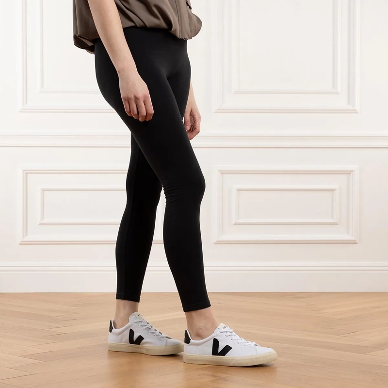 Veja Lage-top sneaker Campo Canvas White Black(Image 3)