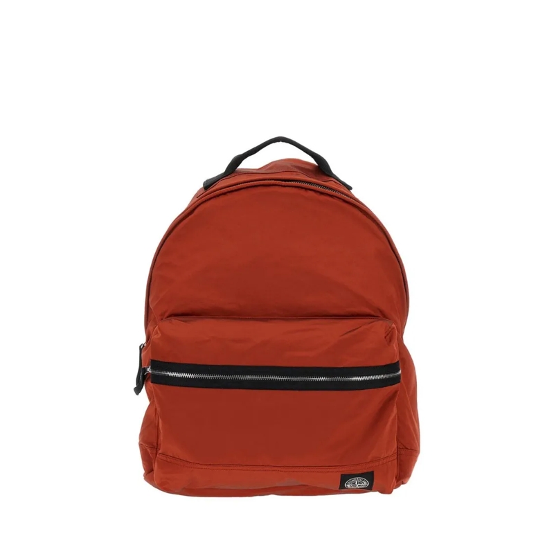 Stone Island Rucksack Red Backpack With Adjustable Straps Red