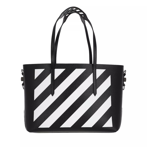 Off-White Diag Binder Shopper Black/White Shopping Bag