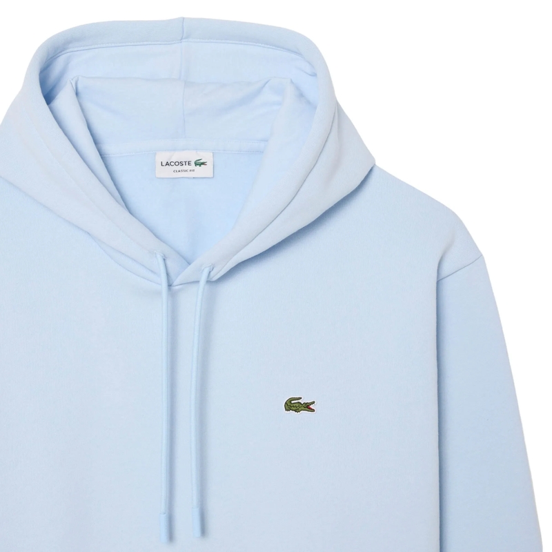Lacoste  LACOSTE Herren Hoodie. Einfarbiger Basic Hoodie mi hellblau(Image 3)