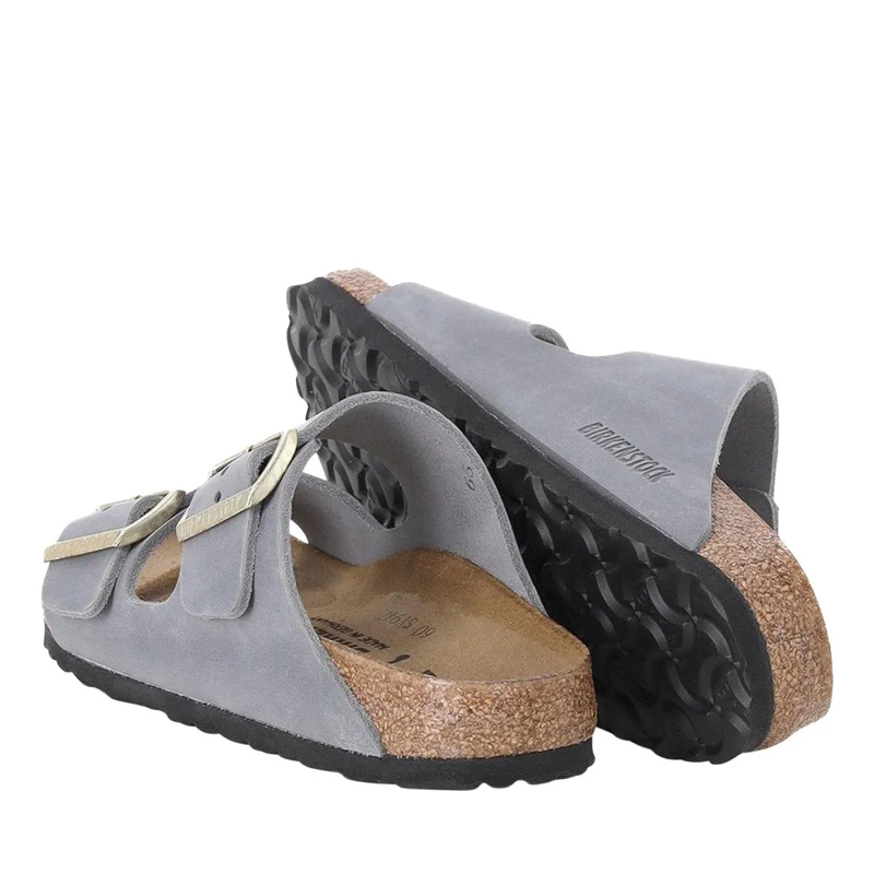 Birkenstock Schnürschuhe Sandalen Arizona aus Leder grau(Image 2)