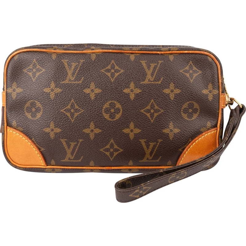 Louis Vuitton Tote Louis Vuitton Canvas Monogram Marly Clutch braun