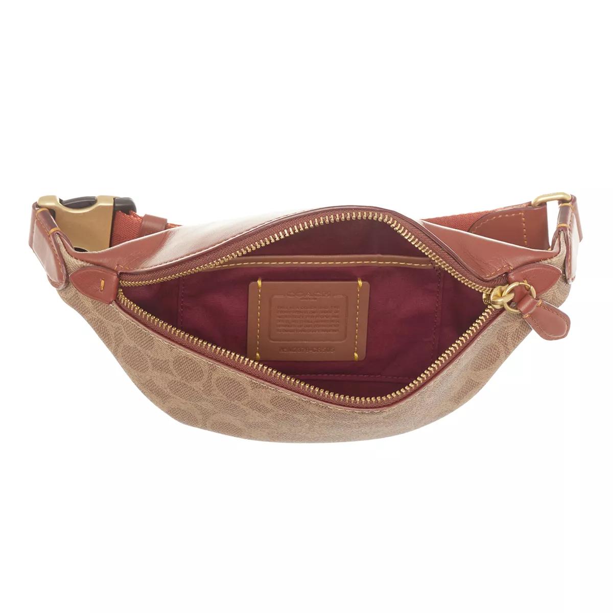 Coach Heuptasjes Coated Canvas Signature Essential Belt Bag in bruin