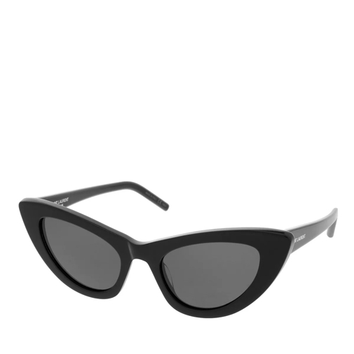 Saint Laurent SL 213 LILY 52 Black/Black/Grey Sunglasses
