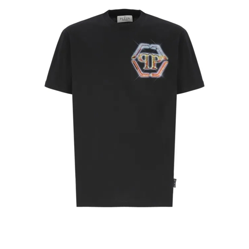 Philipp Plein Black Logoed T-Shirt Black 