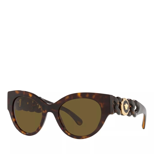Versace Woman Sunglasses 0VE4408 Havana Solglasögon