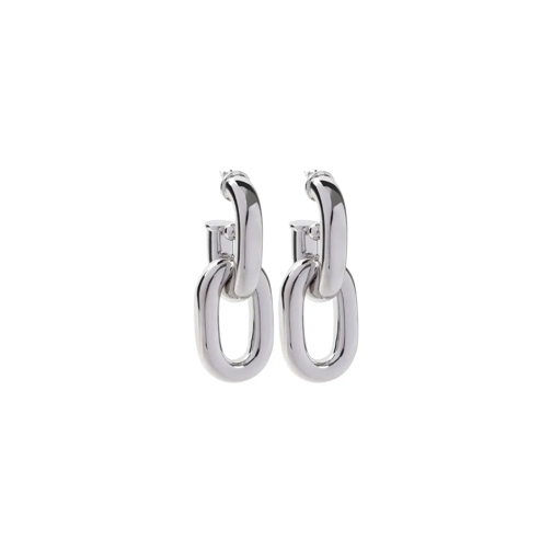 Paco Rabanne Clou d'oreille Xl Link Double Earrings Silver