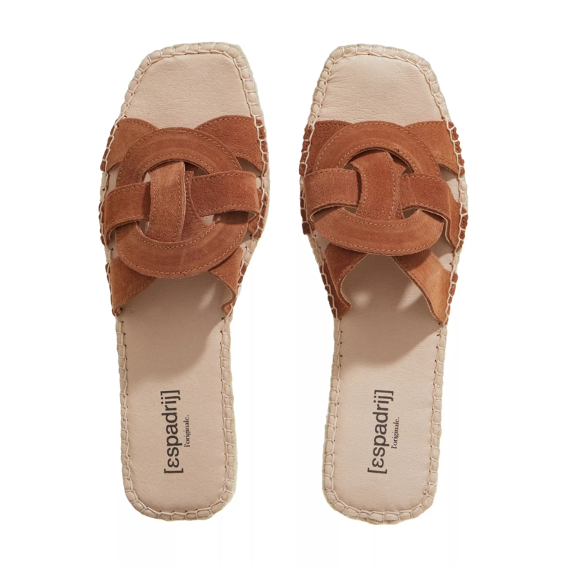 Espadrij l’originale Claquettes Tours Velour  Cognac(Image 5)